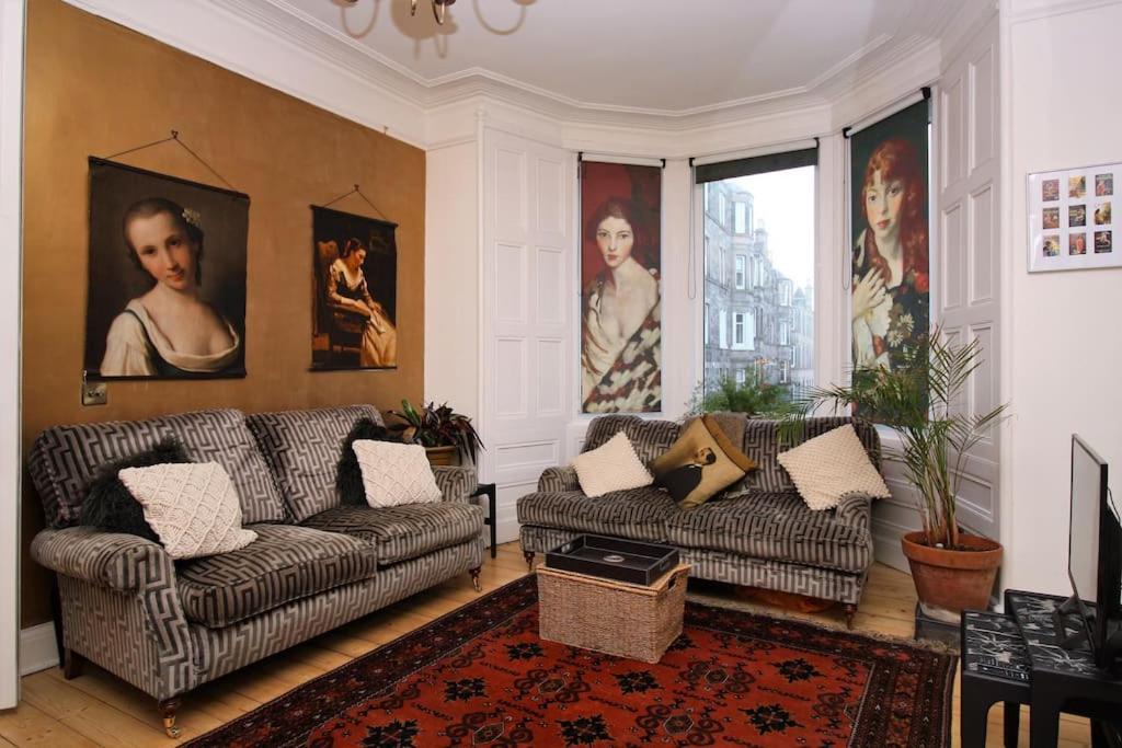 Holyrood Park: Lush & Arty 2 Double Bed Flat Apartment Edinburgh Bagian luar foto